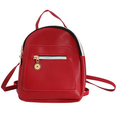 Women Mini Soft Touch Faux Leather Backpack Small Bagpack Satchel