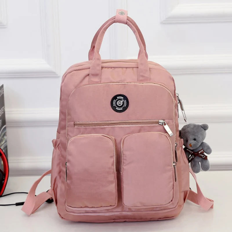 Women Backpack Multi-pocket Large Capacity Waterproof for Outdoor Travel School