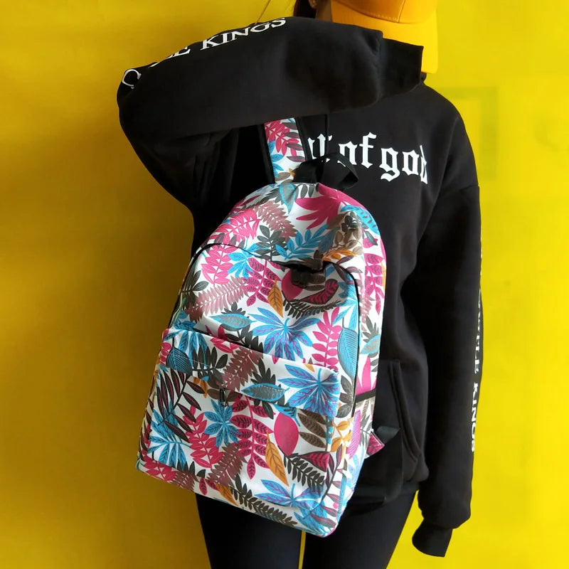 Nylon Travel Backpacks Student School Bag Laptop Male Female Book Bags