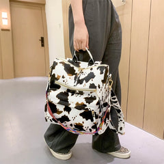Women Backpack PU Anti-theft Casual Shoulder Bag Ladies Satchel Bags