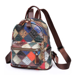 Women Backpack PU Leather Tassel Bags High Female Shoulder Bag Large Capacity