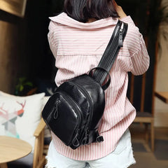 Women Backpack PU Leather Travel Shoulder Bag Girl Multifunctional Small School