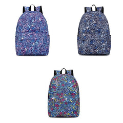 Women Backpack Printing College School Bookbag Travel Daypack