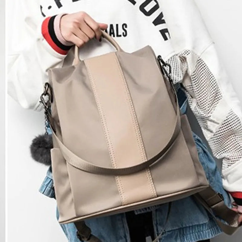 Women Backpack Purse Anti-theft Waterproof Zipper Lightweight Rucksack