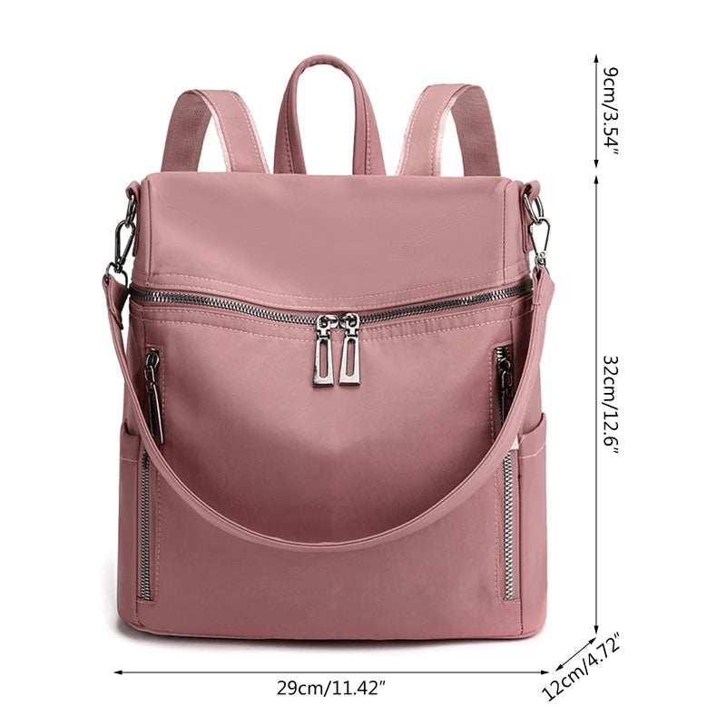 Women Backpack Purse Nylon Shoulder Bag Small Bookbag Girls Travel Daypack
