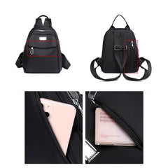 Women Backpack Purse Nylon Rucksack Lightweight Casual Travel Ladies Shoulder Ba