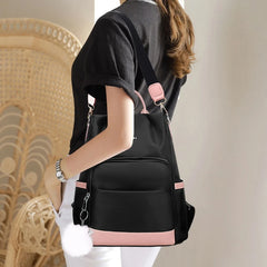 Women Backpack Purse Oxford Anti-theft Lightweight Travel Bag