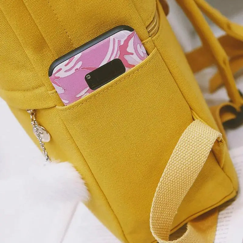 Women Backpack School Bag for Teenager Girls Vintage mochila escolar