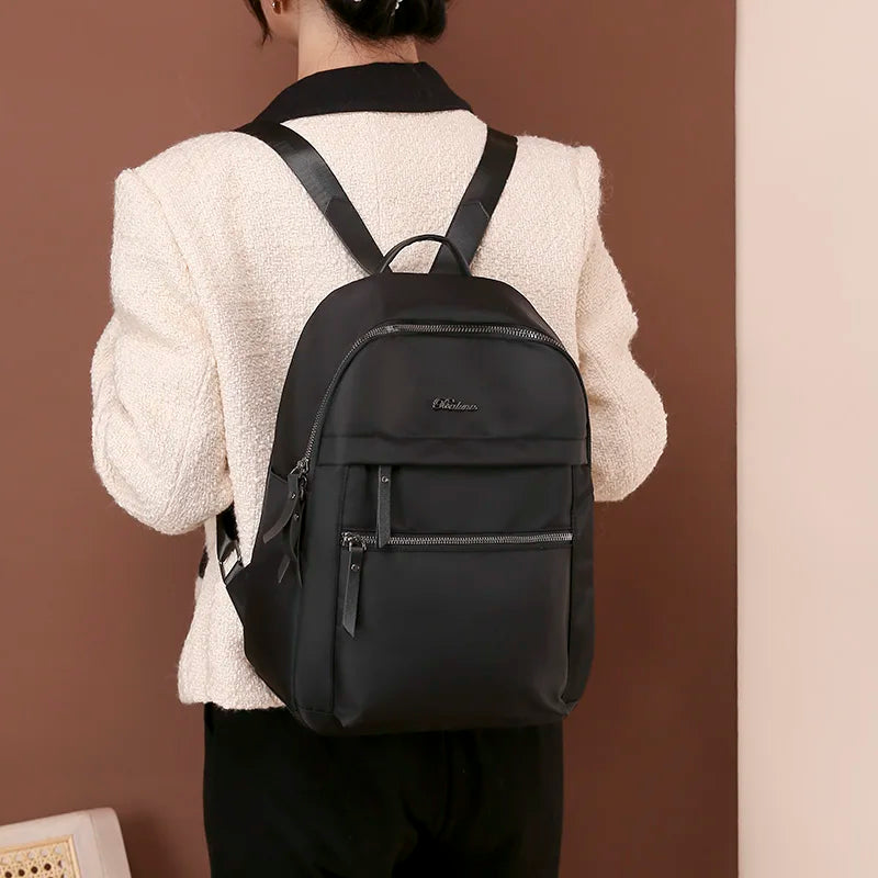 Nylon Women Backpack School Bags for Teenage Girls Mochila