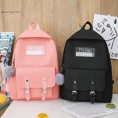 Women Backpack Shoulder Bags Mochilas Set for Teenager Girl
