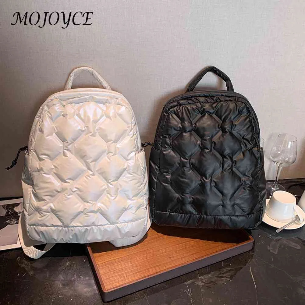 Women Backpack Solid Autumn Winter Backpack Student School Traveling Space