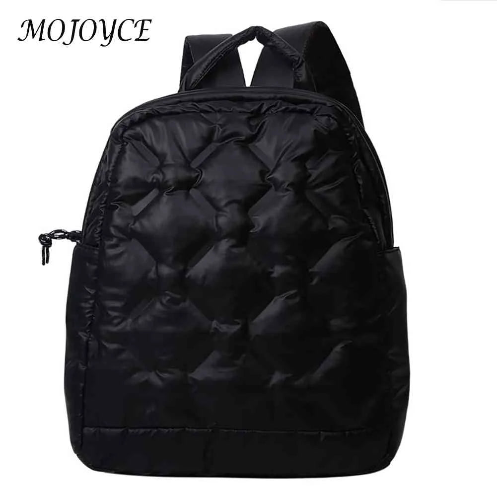 Women Backpack Solid Autumn Winter Backpack Student School Traveling Space
