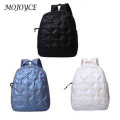 Women Backpack Solid Autumn Winter Backpack Student School Traveling Space