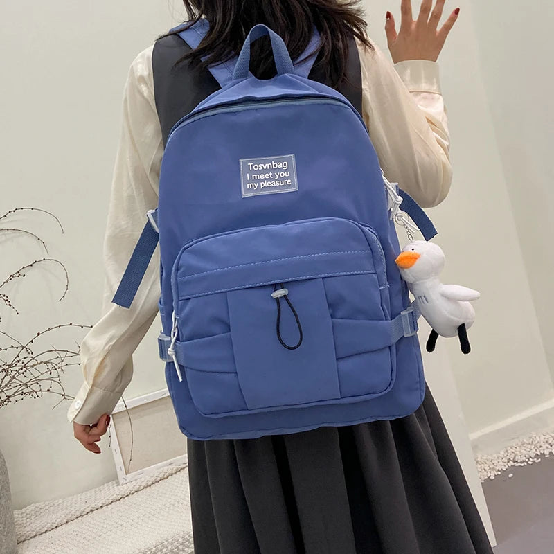 Women Backpack Teen Girl School Bags Female Mochila Bagpack Pack Nylon