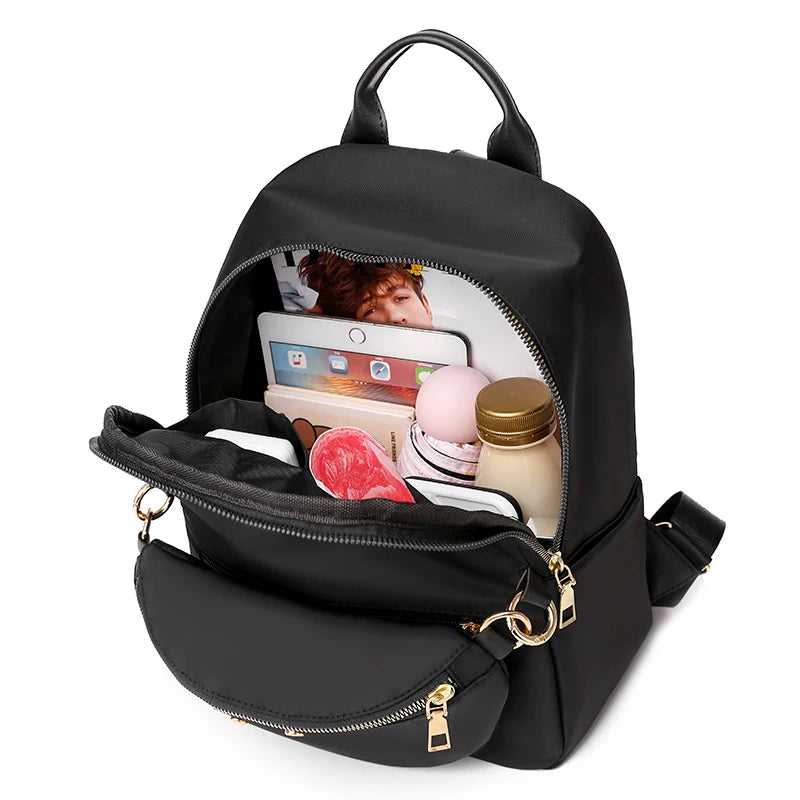 Women Backpack Shoulder Bag School Bag For Teenager Girls Oxford cloth