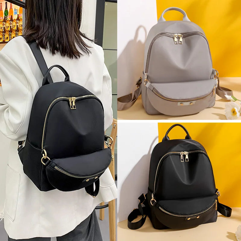 Women Backpack Shoulder Bag School Bag For Teenager Girls Oxford cloth