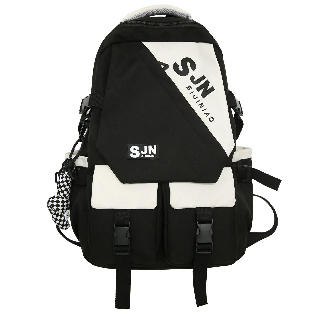 Waterproof Nylon Backpack for Teenage Students Men Women Girls