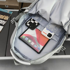 Waterproof Nylon Backpack for Teenage Students Men Women Girls
