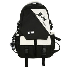 Waterproof Nylon Backpack for Teenage Students Men Women Girls