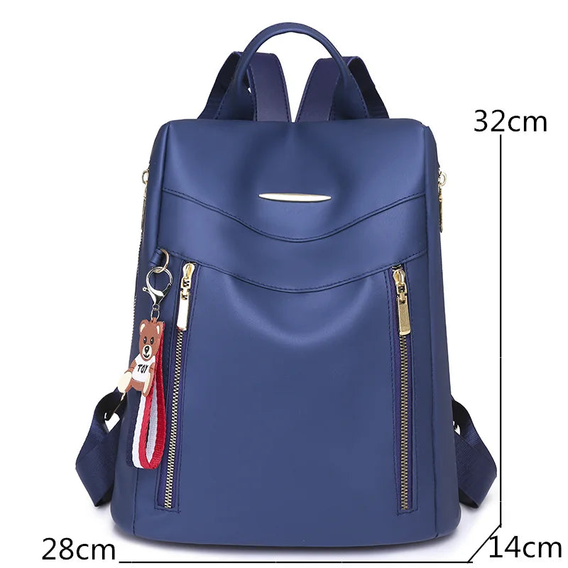 Waterproof Oxford Backpack for Girls School Bag Large Capacity Travel Rucksack