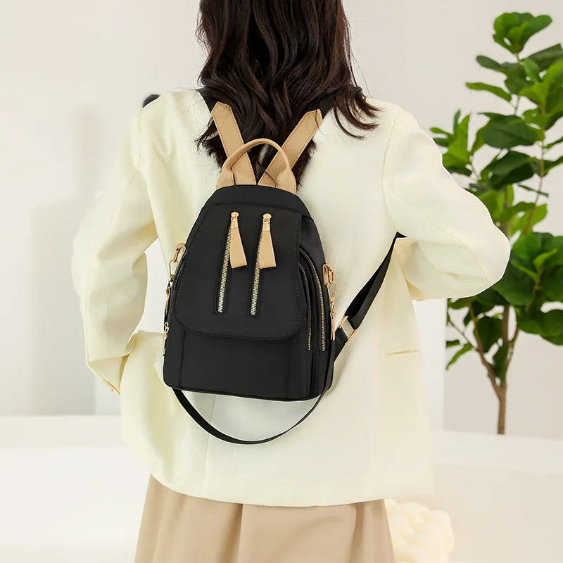 Waterproof Oxford Women Backpack Large Capacity Travel Daypack
