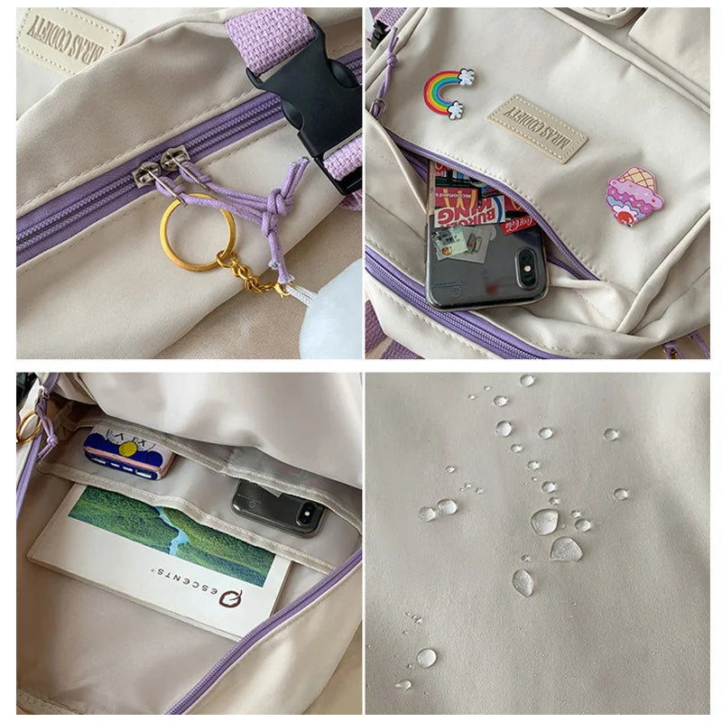 Women Backpack for Teenage Girls Casual School Students Shoulder Bags