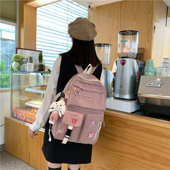 Women Backpack for Teenage Girls Casual School Students Shoulder Bags