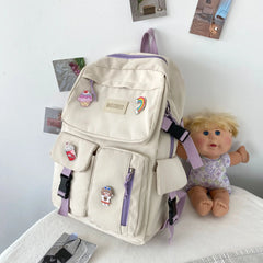 Women Backpack for Teenage Girls Casual School Students Shoulder Bags