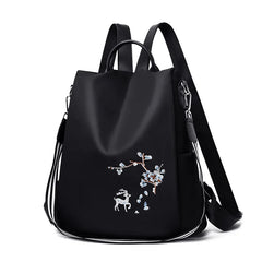 Women Backpacks All-Match Oxford Cloth Anti-Theft Shoulder Bag
