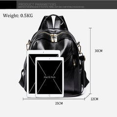 Women Backpacks High Pu Leather Backpack School Bags for Girls Ladies Bagpack Sm