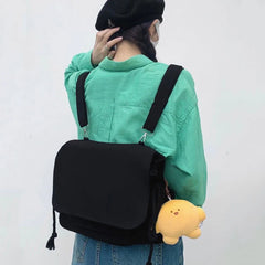 Japanese Preppy Style Waterproof Backpacks Women Large Capacity Bags