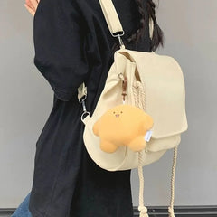 Japanese Preppy Style Waterproof Backpacks Women Large Capacity Bags