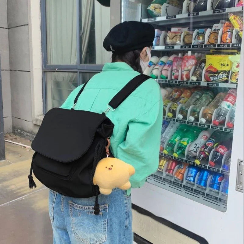 Japanese Preppy Style Waterproof Backpacks Women Large Capacity Bags