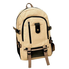 Canvas Travel Backpack Large Capacity Shoulder Bag