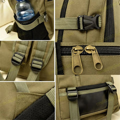 Canvas Travel Backpack Large Capacity Shoulder Bag