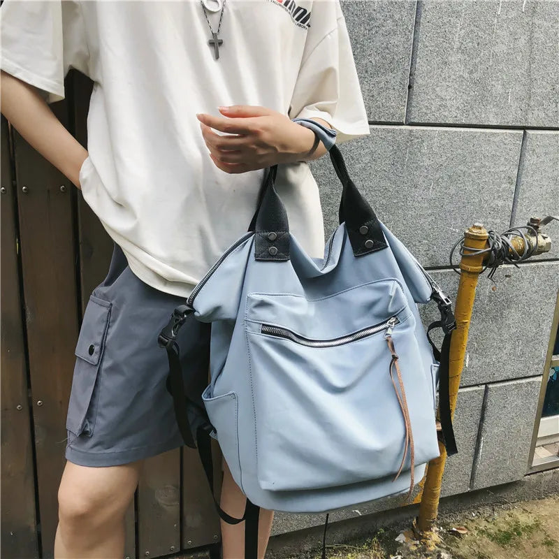 Women Backpacks Multifunction Big Pocket Top-Handle Bag Large Capacity Bag