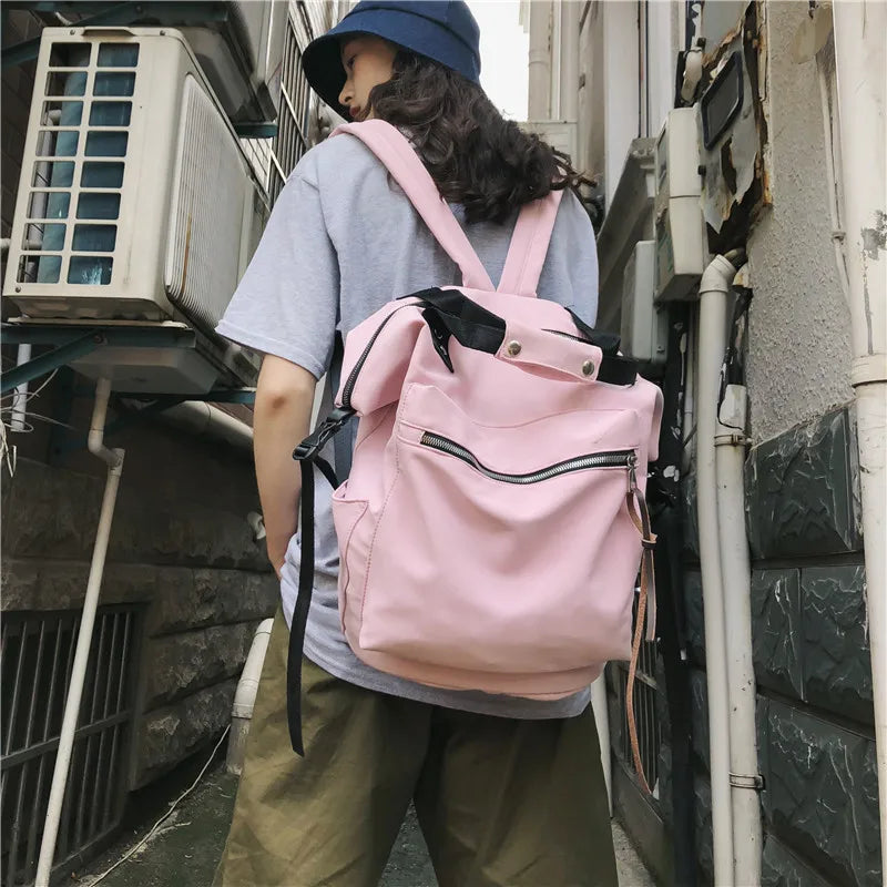 Women Backpacks Multifunction Big Pocket Top-Handle Bag Large Capacity Bag