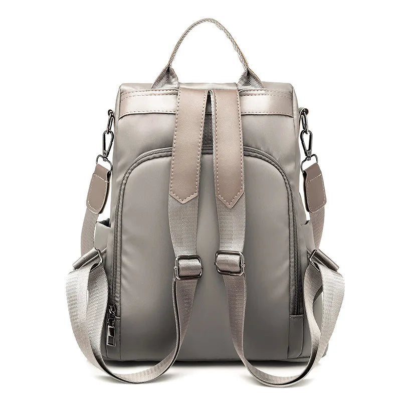 Women Waterproof Nylon Backpack Girl Shoulder Bag