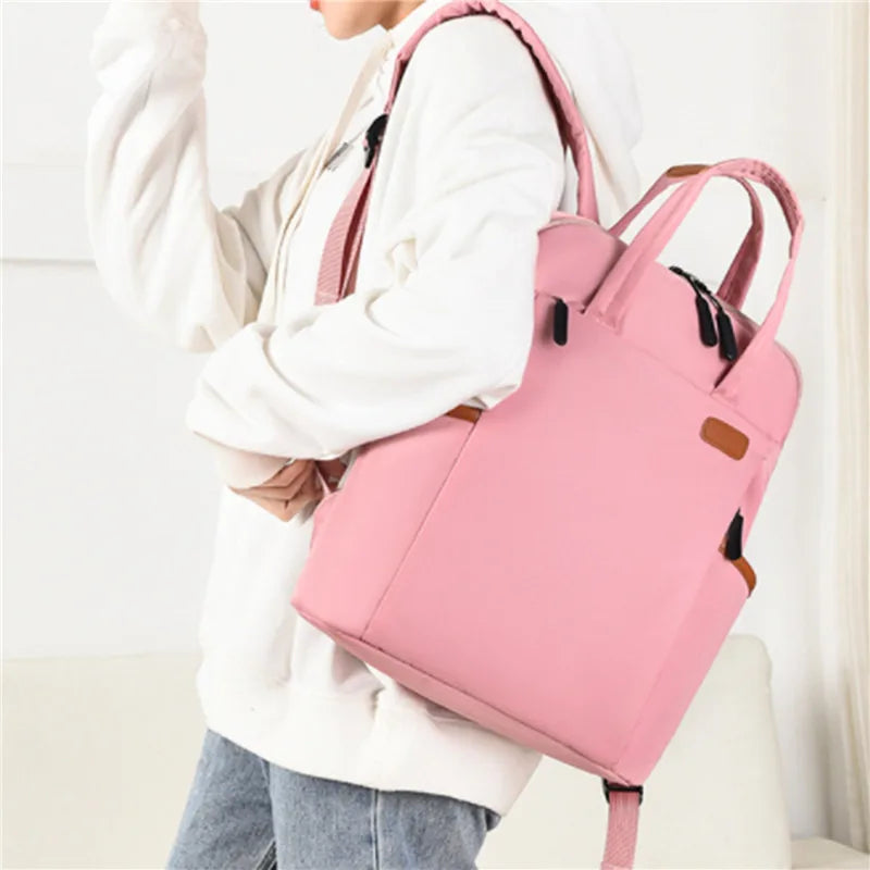 Waterproof Business Backpack for Women Oxford Student School Laptop Travel Bag