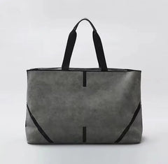 Women Bag Ladies PU Large-capacity Suede Shoulder Pack Retro Casual Handbag