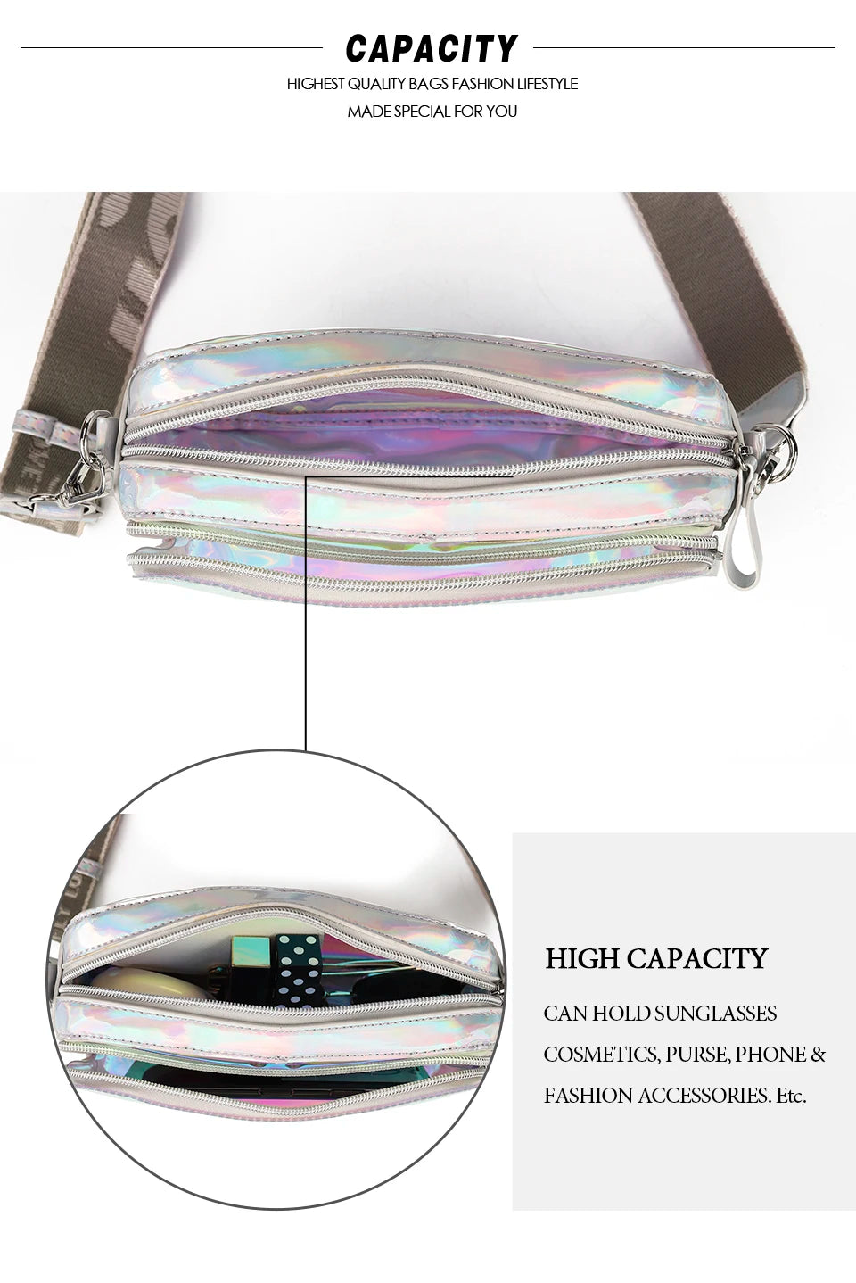 Women Mini Waterproof Shoulder Crossbody Bag