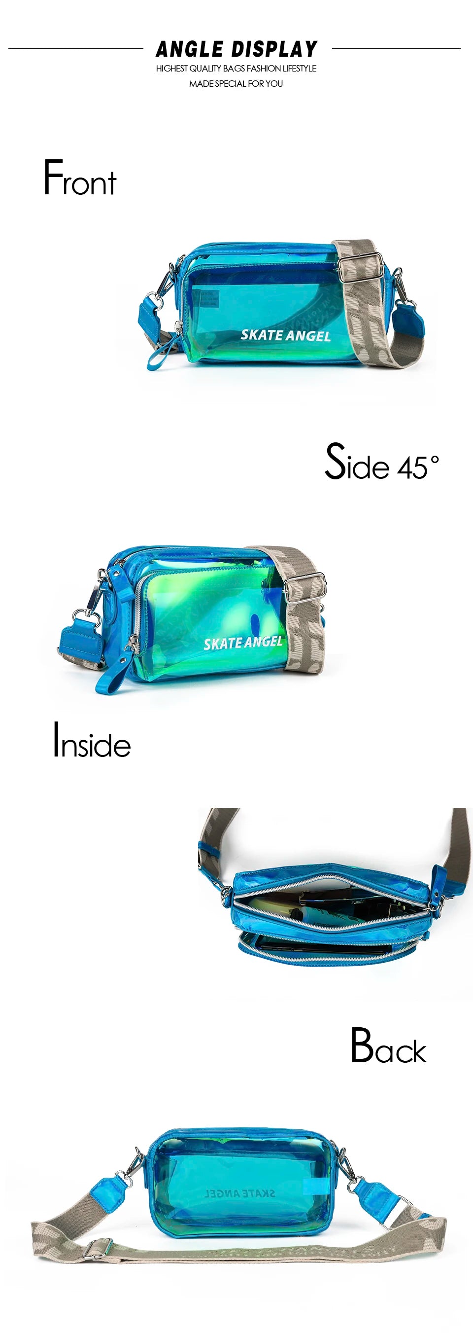 Women Mini Waterproof Shoulder Crossbody Bag