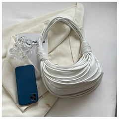 Women Shoulder Bag Hollow Out PU Zipper Handbag Euro-America Style