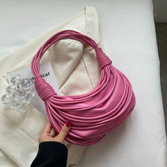 Women Shoulder Bag Hollow Out PU Zipper Handbag Euro-America Style