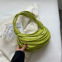 Women Shoulder Bag Hollow Out PU Zipper Handbag Euro-America Style
