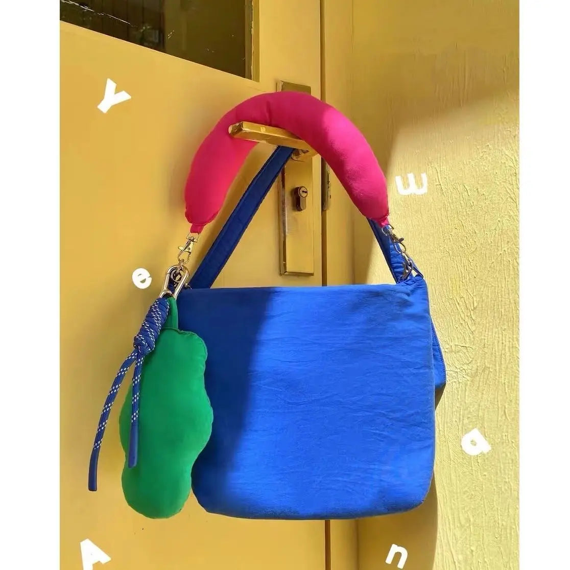 Women Shoulder Bag Nylon Square Handbag Crossbody Zipper Girls All-match
