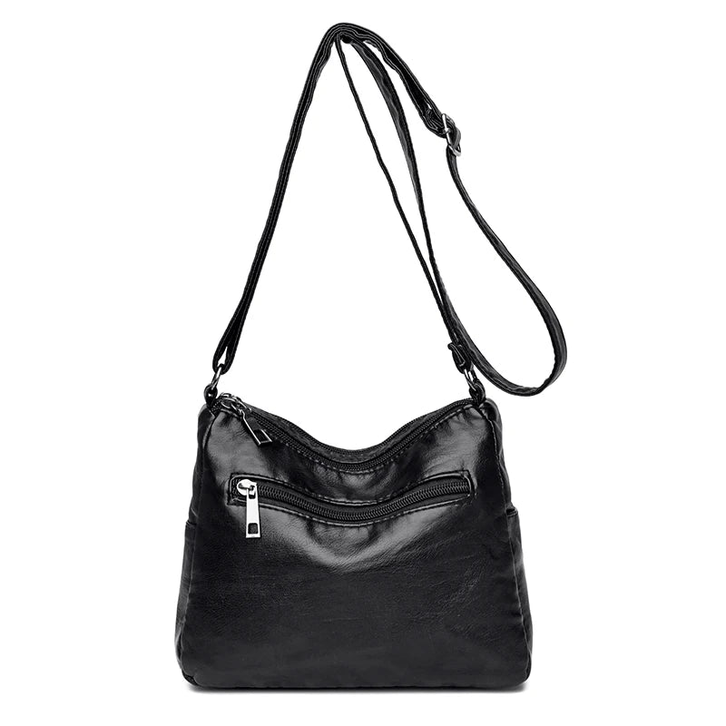 Women Bag Shoulder Bags Vintage Pack Classic Ladies Hand Bags PU Messenger