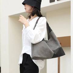 Canvas Shoulder Bag for Women Handbag High Ladies Underarm Bag Daily Pack