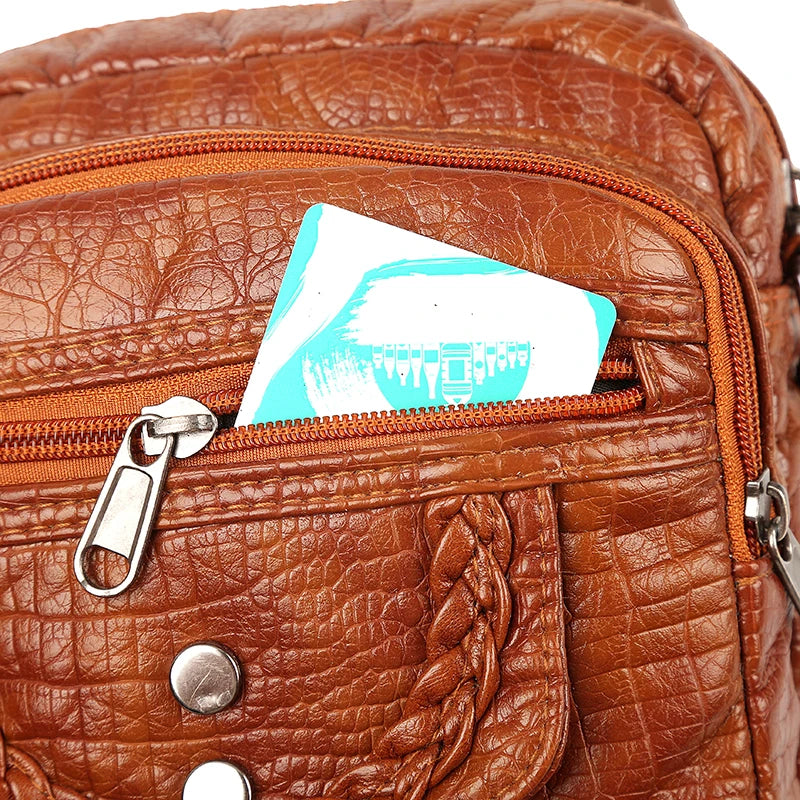 Women Bag Casual Ladies Messenger Bags Cross-body Soft PU Leather Shoulder Bag