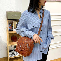 Women Bag Casual Ladies Messenger Bags Cross-body Soft PU Leather Shoulder Bag